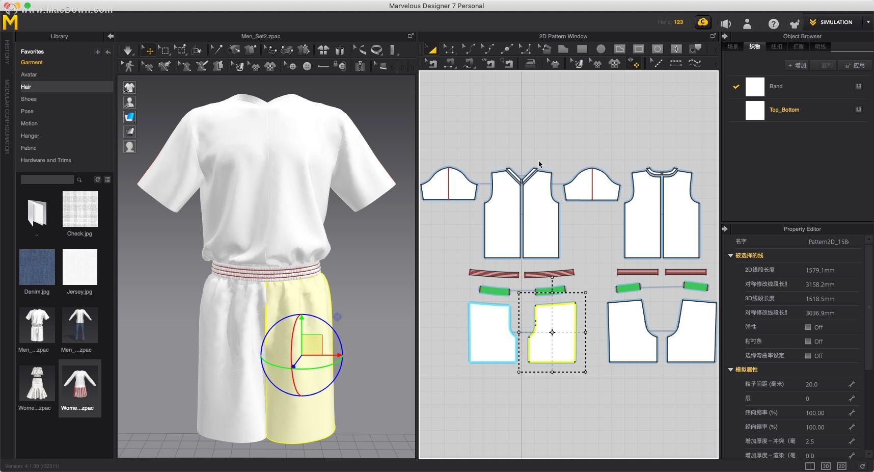 Marvelous3D服装设计软件
